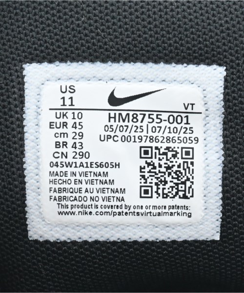 NIKE（ナイキ）スニーカー 黒 サイズ:29cm メンズ/2200692628621