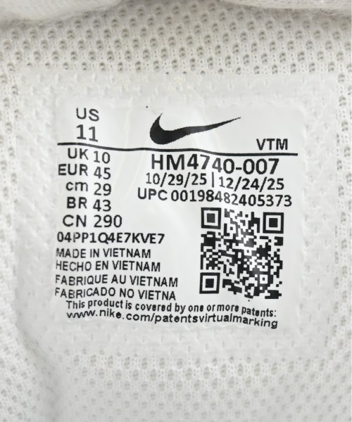 NIKE（ナイキ）スニーカー 白 サイズ:29cm メンズ/2200696028021