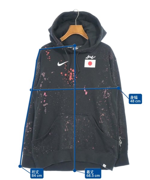 NIKE（ナイキ）パーカー 黒 サイズ:XS レディース/2200696301155