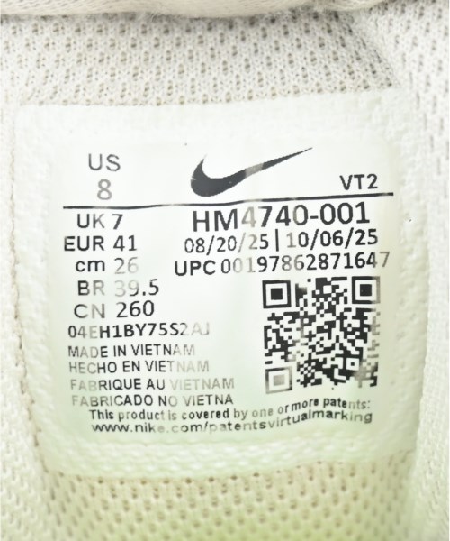 NIKE（ナイキ）スニーカー グレー サイズ:26cm メンズ/2200696775017