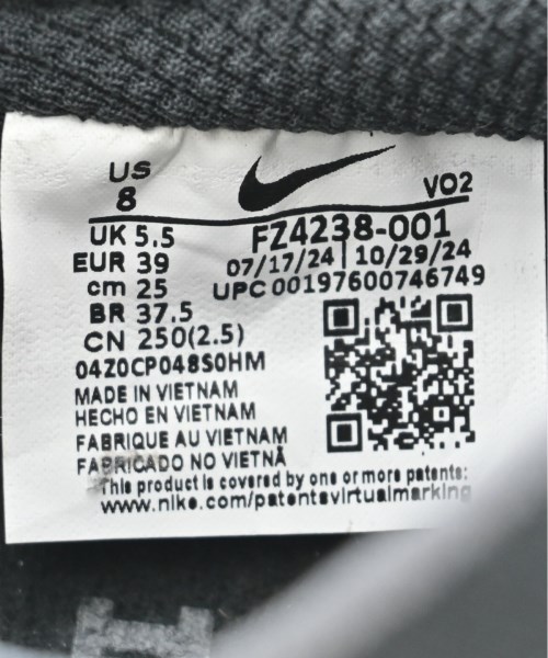 NIKE（ナイキ）スニーカー 黒 サイズ:25cm レディース/2200690576016