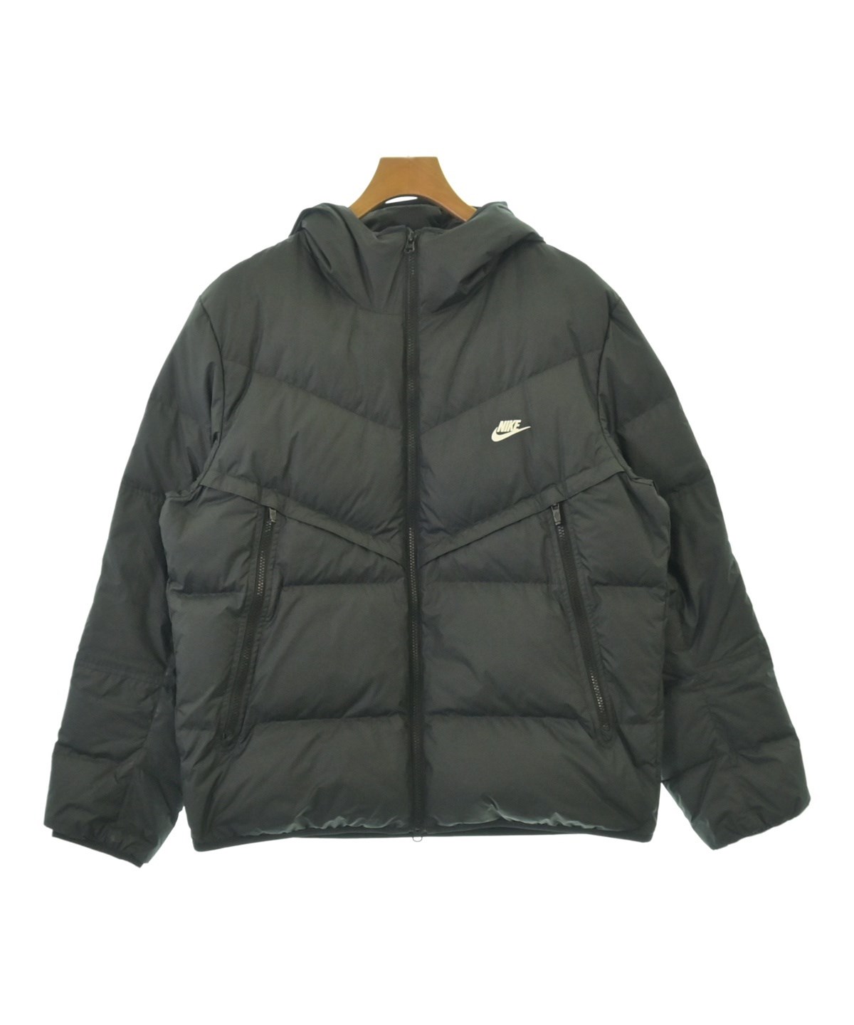 NIKE（ナイキ）ダウンジャケット/ダウンベスト 黒 サイズ:XL メンズ