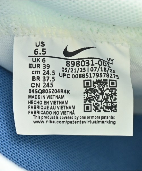 NIKE（ナイキ）スニーカー 黒 サイズ:24.5cm レディース/2200692700105