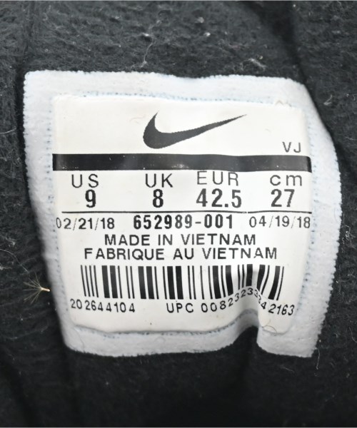 NIKE（ナイキ）スニーカー 黒 サイズ:27cm メンズ/2200694633128