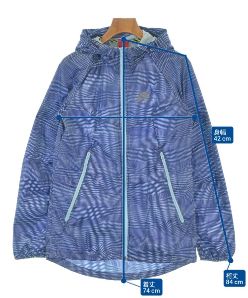 NIKE（ナイキ）マウンテンパーカー 青 サイズ:S レディース/2200699387132