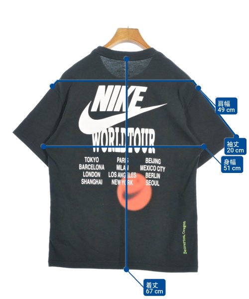 NIKE（ナイキ）Tシャツ・カットソー 黒 サイズ:M メンズ/2200698600096