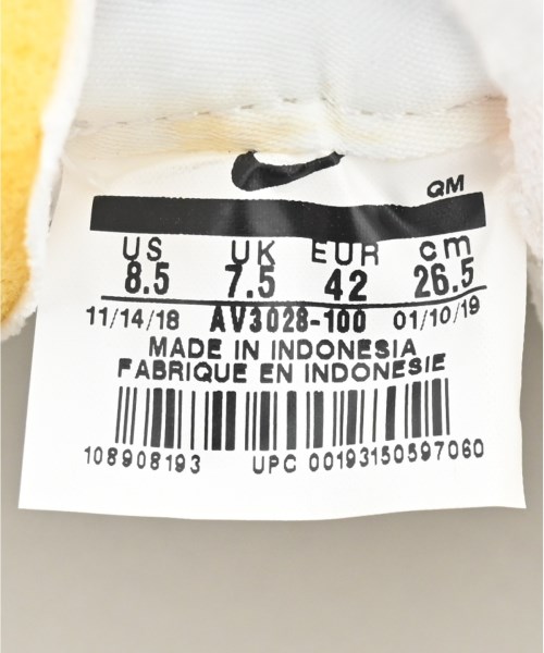 NIKE（ナイキ）スニーカー 白 サイズ:26.5cm メンズ/2200700625109