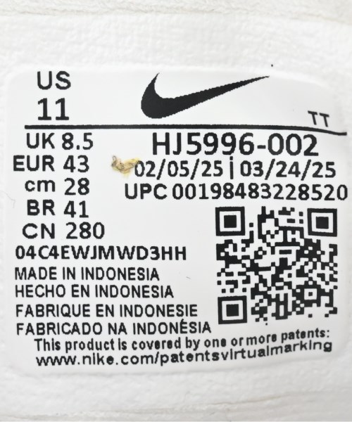 NIKE（ナイキ）スニーカー グレー サイズ:28cm メンズ/2200694661220
