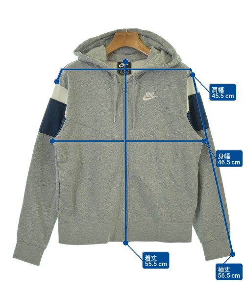 NIKE（ナイキ）パーカー グレー サイズ:M レディース/2200696069109