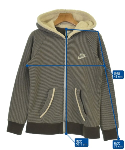 NIKE（ナイキ）パーカー 茶 サイズ:M レディース/2200699056038