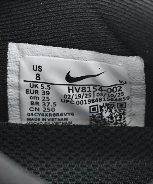 NIKE（ナイキ）スニーカー 黒 サイズ:25cm レディース/2200699968133