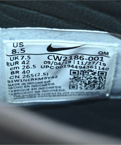 NIKE（ナイキ）スニーカー 黒 サイズ:26.5cm メンズ/2200653546179