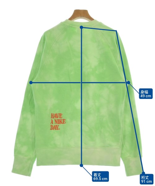 NIKE（ナイキ）スウェット 緑 サイズ:M メンズ/2200650337077