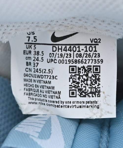 NIKE（ナイキ）スニーカー 青 サイズ:24.5cm レディース/2200657007027