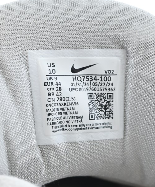 NIKE（ナイキ）スニーカー 白 サイズ:28cm メンズ/2200657414221