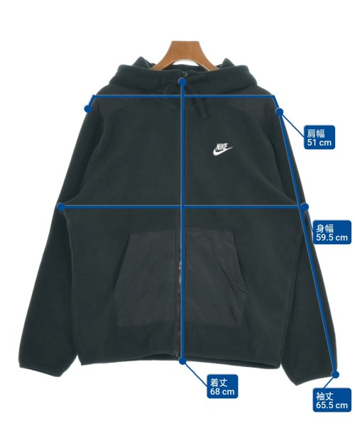 NIKE（ナイキ）パーカー 黒 サイズ:L メンズ/2200653702049