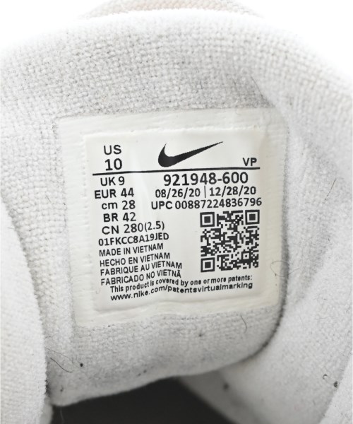 NIKE（ナイキ）スニーカー 赤 サイズ:28cm メンズ/2200651253024