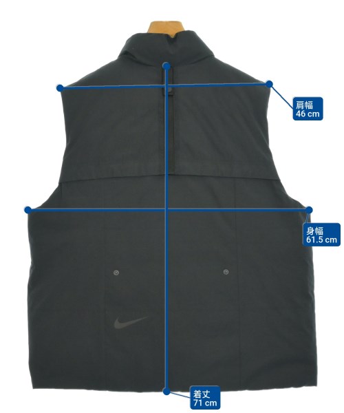 NIKE（ナイキ）ダウンジャケット/ダウンベスト 黒 サイズ:XXL メンズ/2200658703065