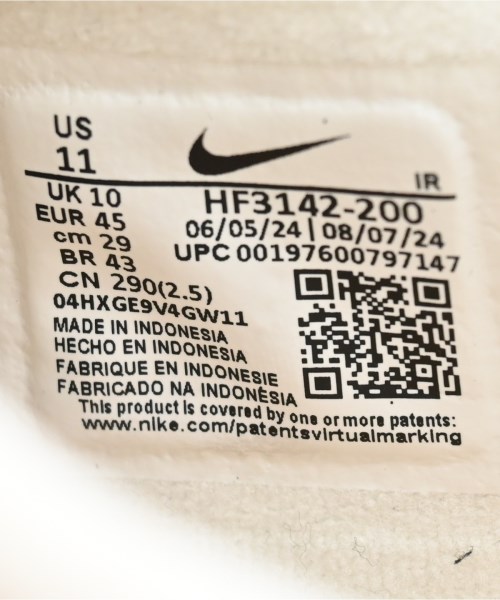 NIKE（ナイキ）スニーカー オレンジ サイズ:29cm メンズ/2200659212023