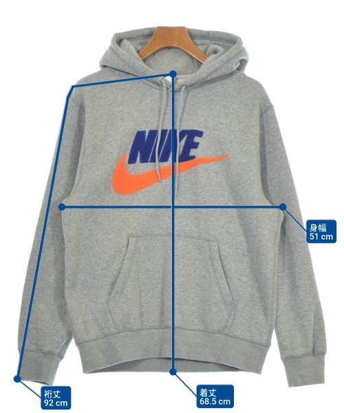 NIKE（ナイキ）パーカー グレー サイズ:M メンズ/2200660702131