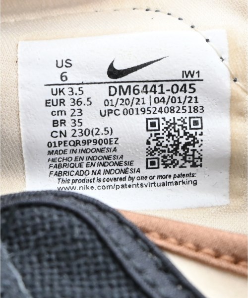 NIKE（ナイキ）スニーカー 黒 サイズ:23cm レディース/2200652643015