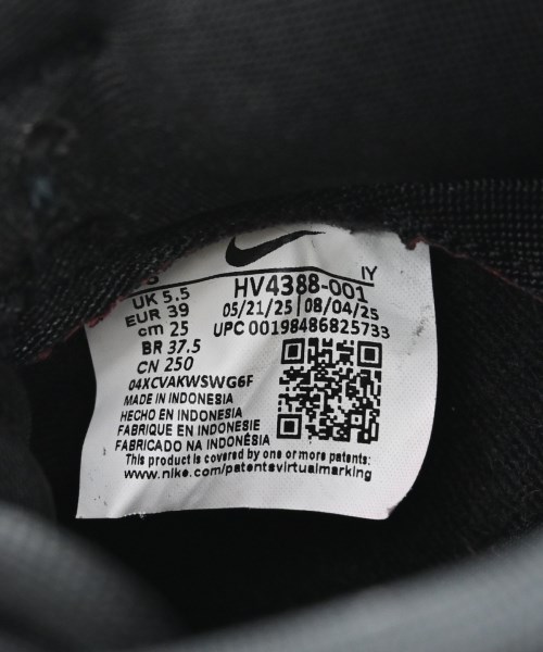 NIKE（ナイキ）スニーカー 黒 サイズ:25cm レディース/2200712090018