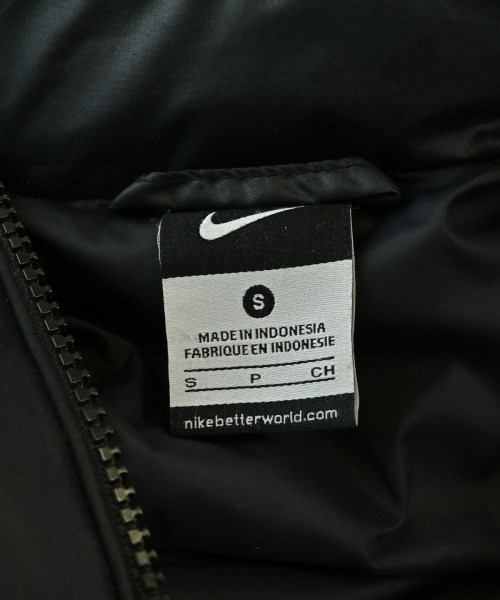 NIKE（ナイキ）ダウンコート 黒 サイズ:S レディース/2200710046017