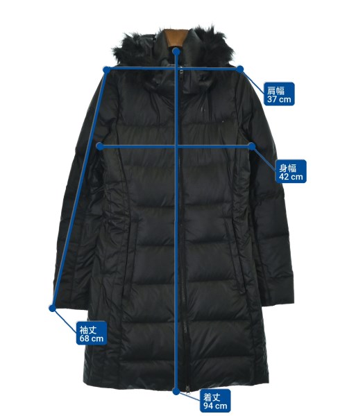 NIKE（ナイキ）ダウンコート 黒 サイズ:S レディース/2200710046017
