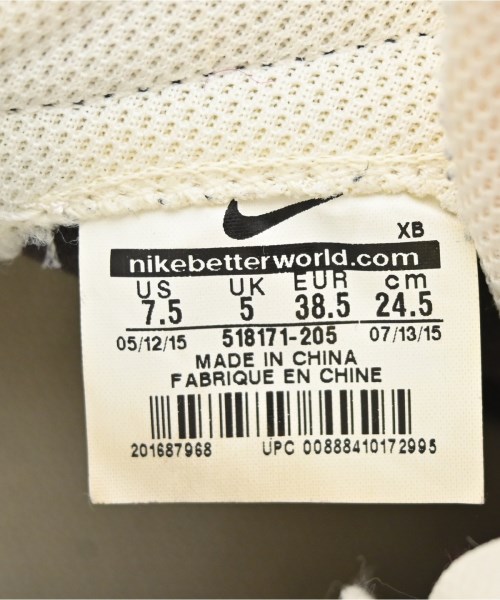 NIKE（ナイキ）スニーカー 茶 サイズ:24.5cm レディース/2200708094228