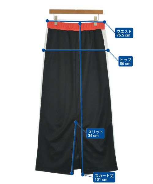 NIKE（ナイキ）ロング・マキシ丈スカート 黒 サイズ:M レディース/2200709191018