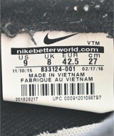 NIKE（ナイキ）スニーカー 黒 サイズ:27cm メンズ/2200712714020