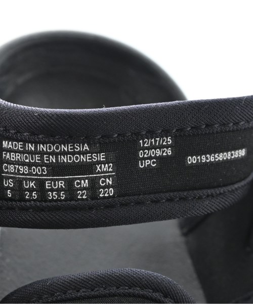 NIKE（ナイキ）サンダル 黒 サイズ:22cm レディース/2200713521023