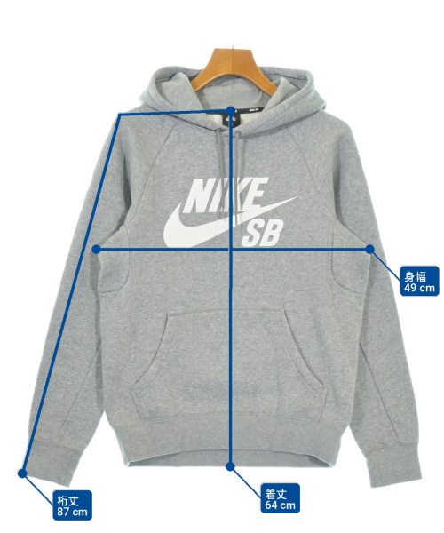 NIKE（ナイキ）パーカー グレー サイズ:S メンズ/2200710321350