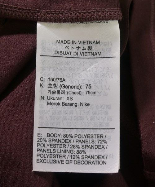 NIKE（ナイキ）ノースリーブ 赤 サイズ:XS レディース/2200714604022