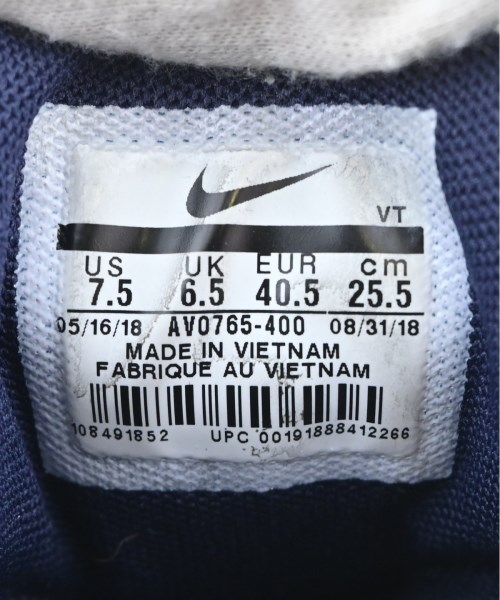 NIKE（ナイキ）スニーカー 紺 サイズ:25.5cm メンズ/2200715603048