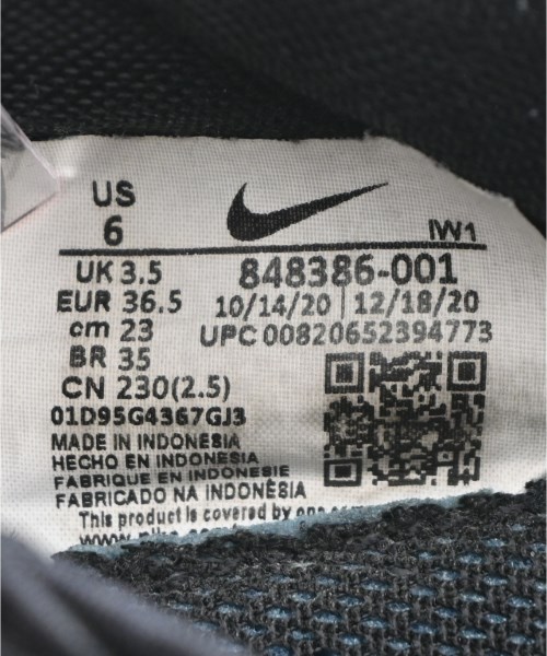 NIKE（ナイキ）スニーカー 黒 サイズ:23cm レディース/2200712587129