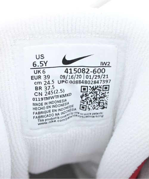 NIKE（ナイキ）スニーカー 赤 サイズ:24.5cm レディース/2200716780083