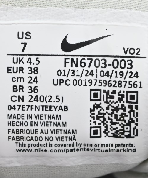 NIKE（ナイキ）スニーカー 青 サイズ:24cm レディース/2200712948081