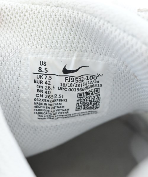 NIKE（ナイキ）スニーカー 白 サイズ:26.5cm メンズ/2200645370072