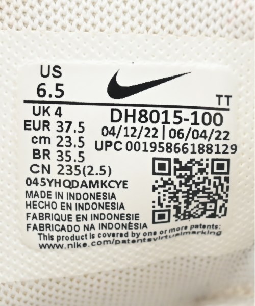 NIKE（ナイキ）スニーカー 白 サイズ:23.5cm メンズ/2200644101042