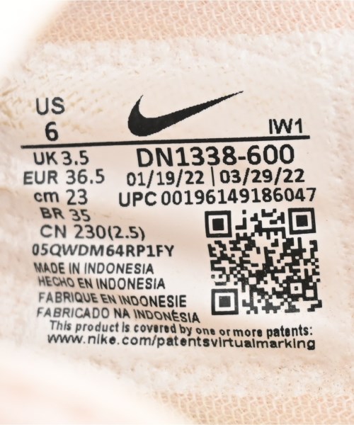 NIKE（ナイキ）スニーカー ピンク サイズ:23cm レディース/2200645804195