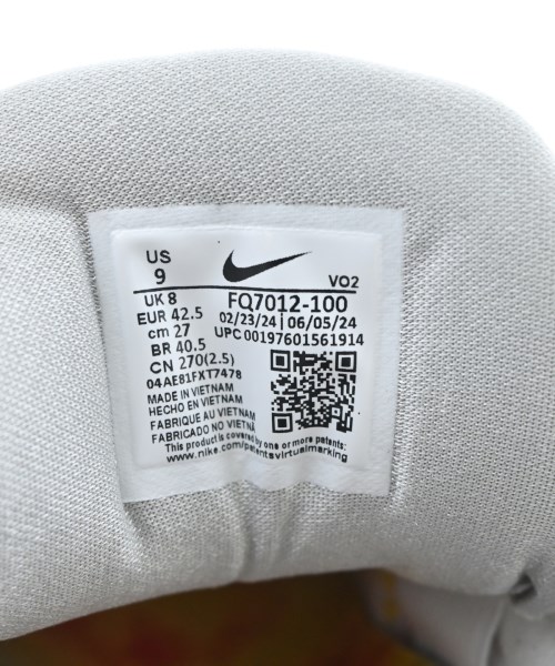 NIKE（ナイキ）スニーカー 白 サイズ:27cm メンズ/2200646652238