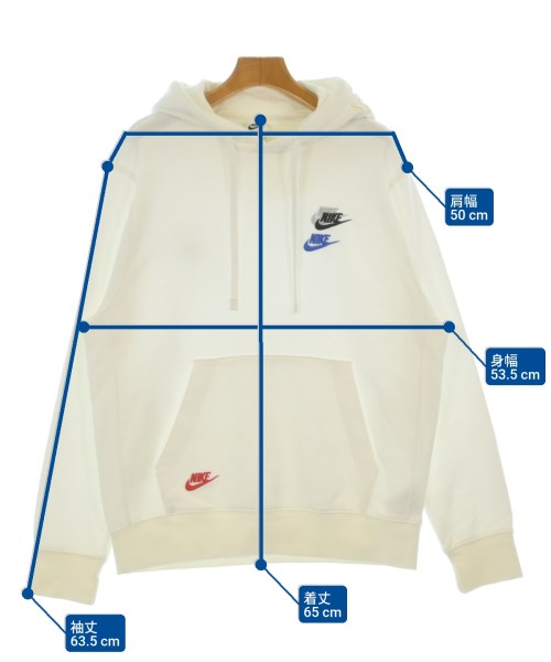 NIKE（ナイキ）パーカー 白 サイズ:M メンズ/2200640398026