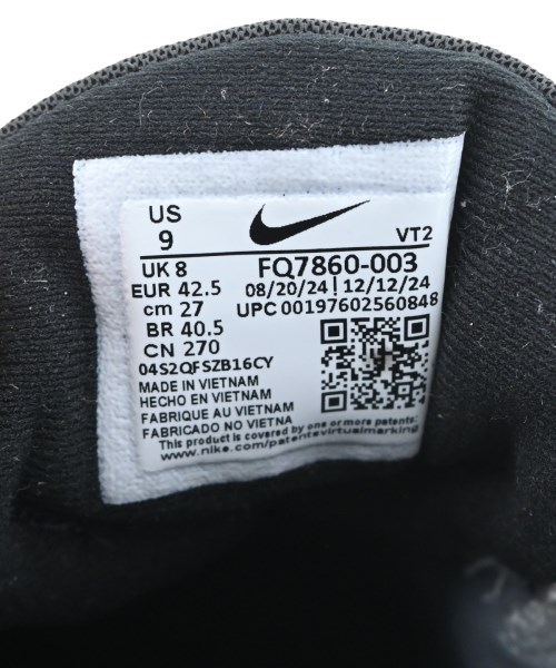 NIKE（ナイキ）スニーカー グレー サイズ:27cm メンズ/2200648802044