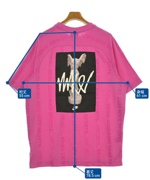 NIKE（ナイキ）Tシャツ・カットソー ピンク サイズ:L メンズ/2200638771077