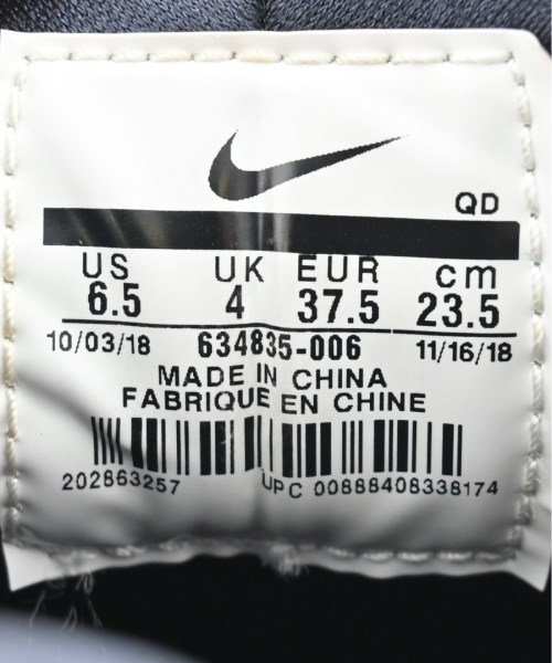 NIKE（ナイキ）スニーカー 黒 サイズ:23.5cm レディース/2200638771176