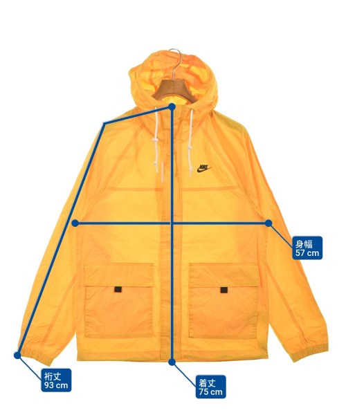 NIKE（ナイキ）マウンテンパーカー 黄 サイズ:M メンズ/2200648265122