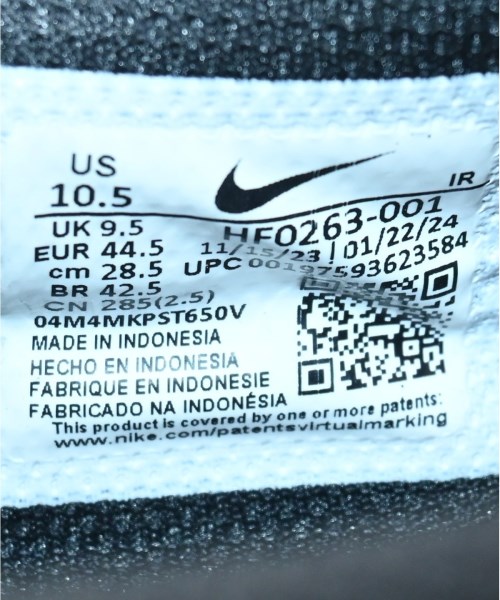 NIKE（ナイキ）スニーカー 黒 サイズ:28.5cm メンズ/2200649186587