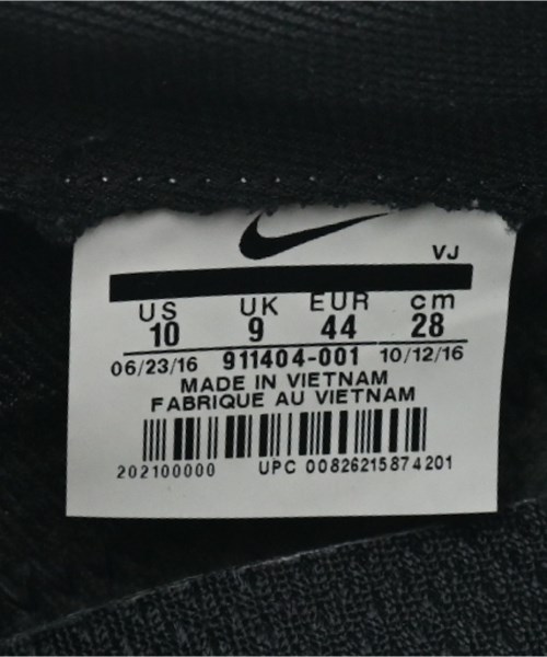 NIKE（ナイキ）スニーカー 黒 サイズ:28cm メンズ/2200639335711