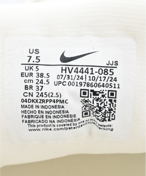 NIKE（ナイキ）スニーカー 青 サイズ:24.5cm レディース/2200646808345